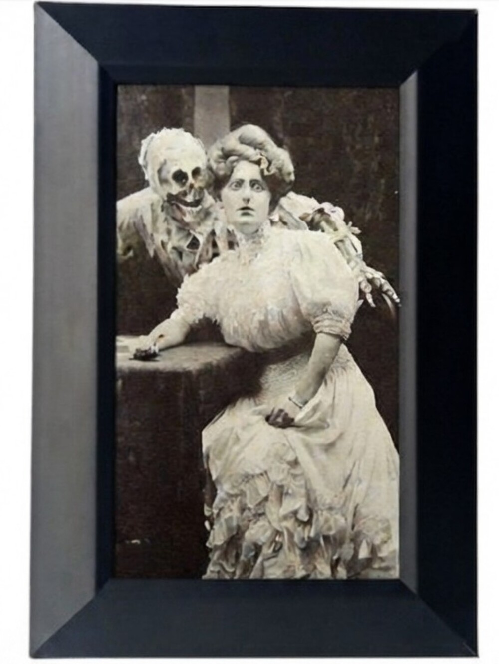 Seance Paranormal Skeleton Ghost Occult Witchy Witch Vintage Halloween Frames